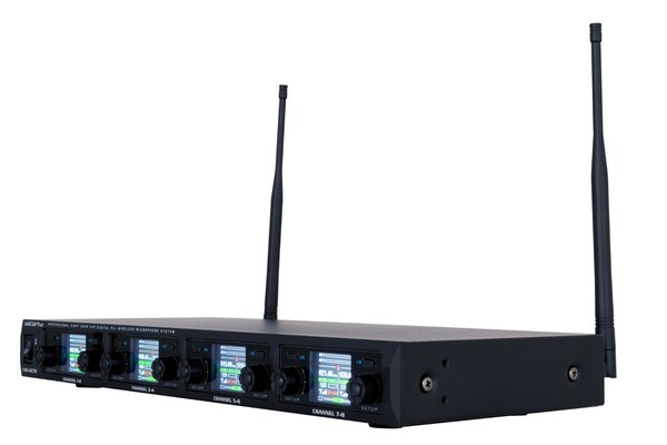 ALL-INCLUSIVE 8-USER PROF DIGITAL PLL WIRELESS SYSTEM BOTH HANDHELD & BODY PACK W/ HEADSET MIC